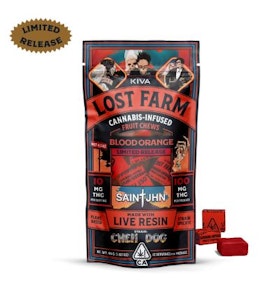 Lost Farm - Blood Orange - Chem Dawg Live Resin Chews 100mg
