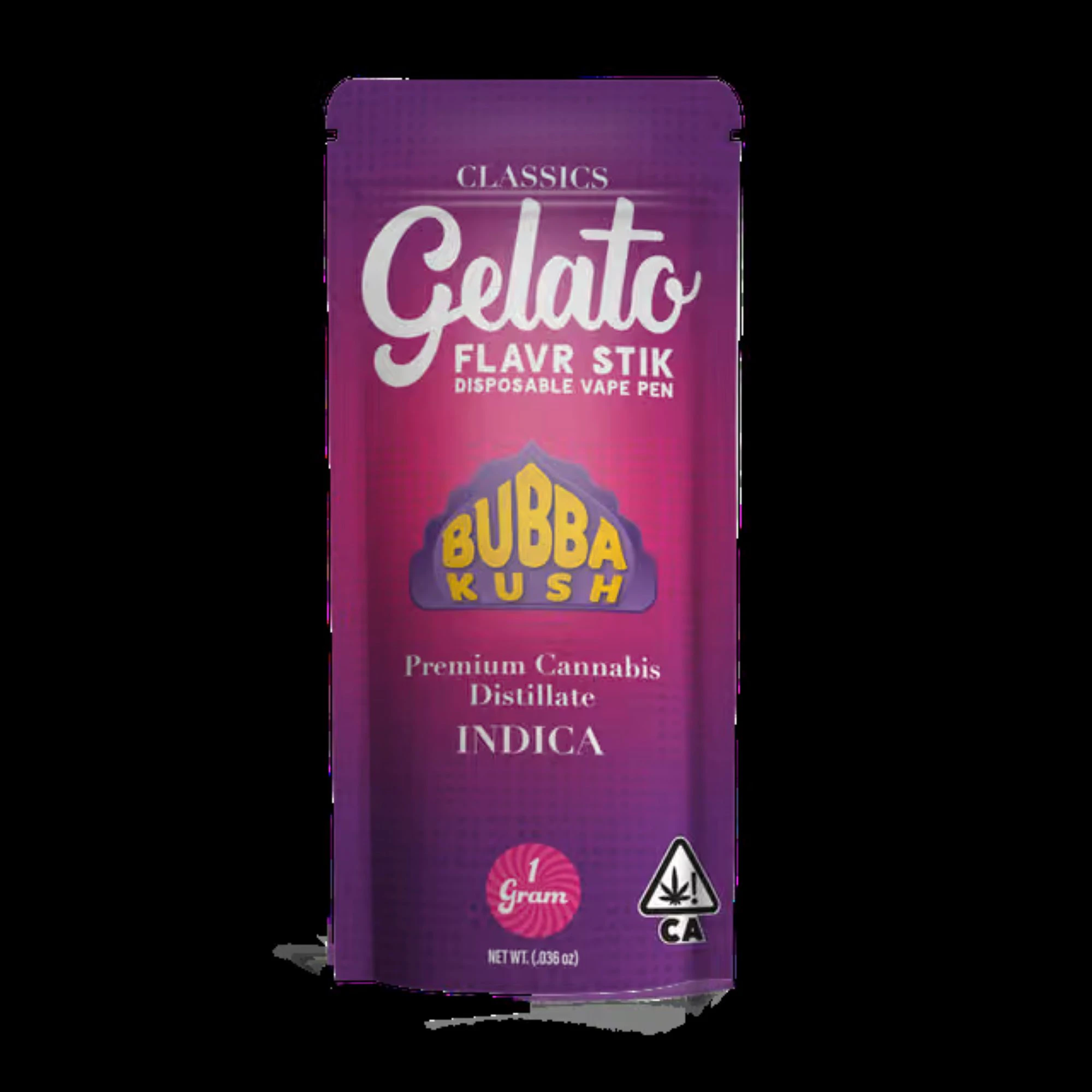 Gelato - Gelato Classics All In One 1g Bubba Kush Main Image