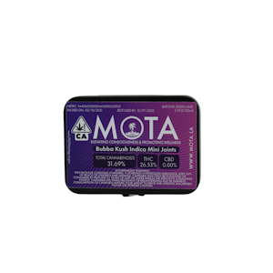 MOTA - 3.5g Bubba Kush Tin Pre-Roll Pack (10 pack) - MOTA