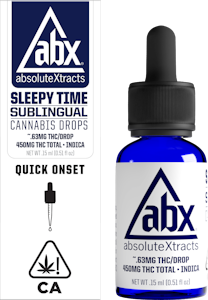 ABX / AbsoluteXtracts - Sleepy Time Sublingual - Indica - 450mg - 15ml