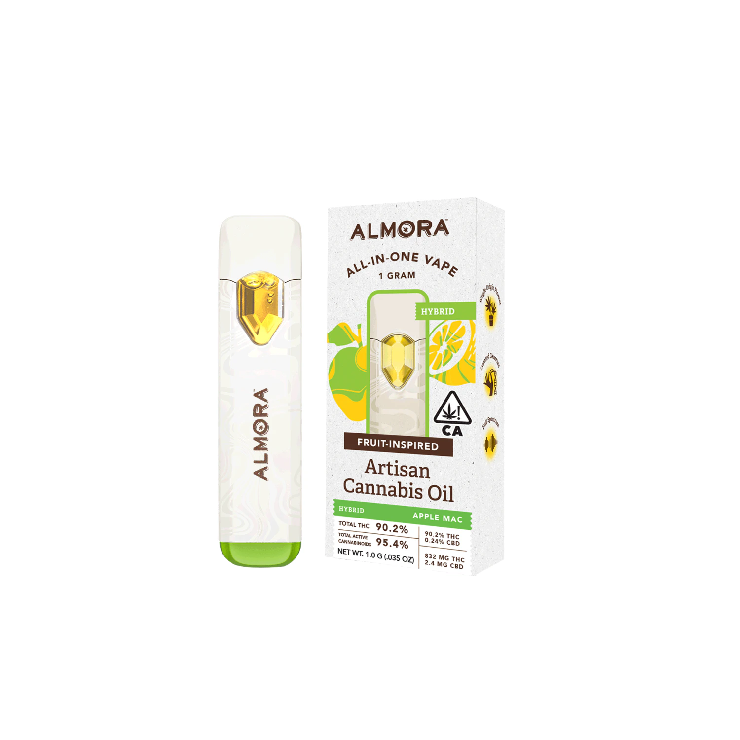 Almora - Almora - 1g Fruit-Inspired AIO - Lemon Maui Main Image