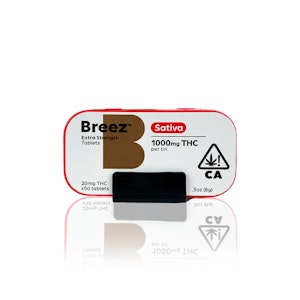 BREEZ - BREEZ - Capsule - Sativa - Extra Strength Tablets - 1000MG