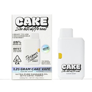 CAKE - [CAKE] ALL IN ONE - 1.25G - SUGAR BABY (H)