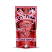 KIVA: *WEEKEND SALE* Lost Farms Chews Strawberry "GG4" 10-Piece/100mg (H)