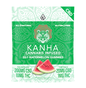 KANHA - Kanha 20:1 CBD Watermelon Gummies