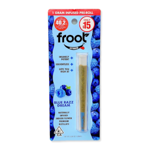 Froot | Blue Razz Dream Infused Preroll 1g