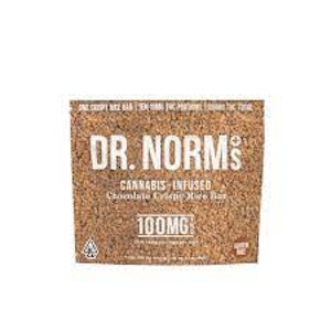 Dr. Norm's - Dr. Norm's - Chocolate Crispy Rice Bar 100mg