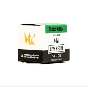 WEST COAST CURE - West Coast Cure - Dosi Kush - 1g Live Resin Sauce 