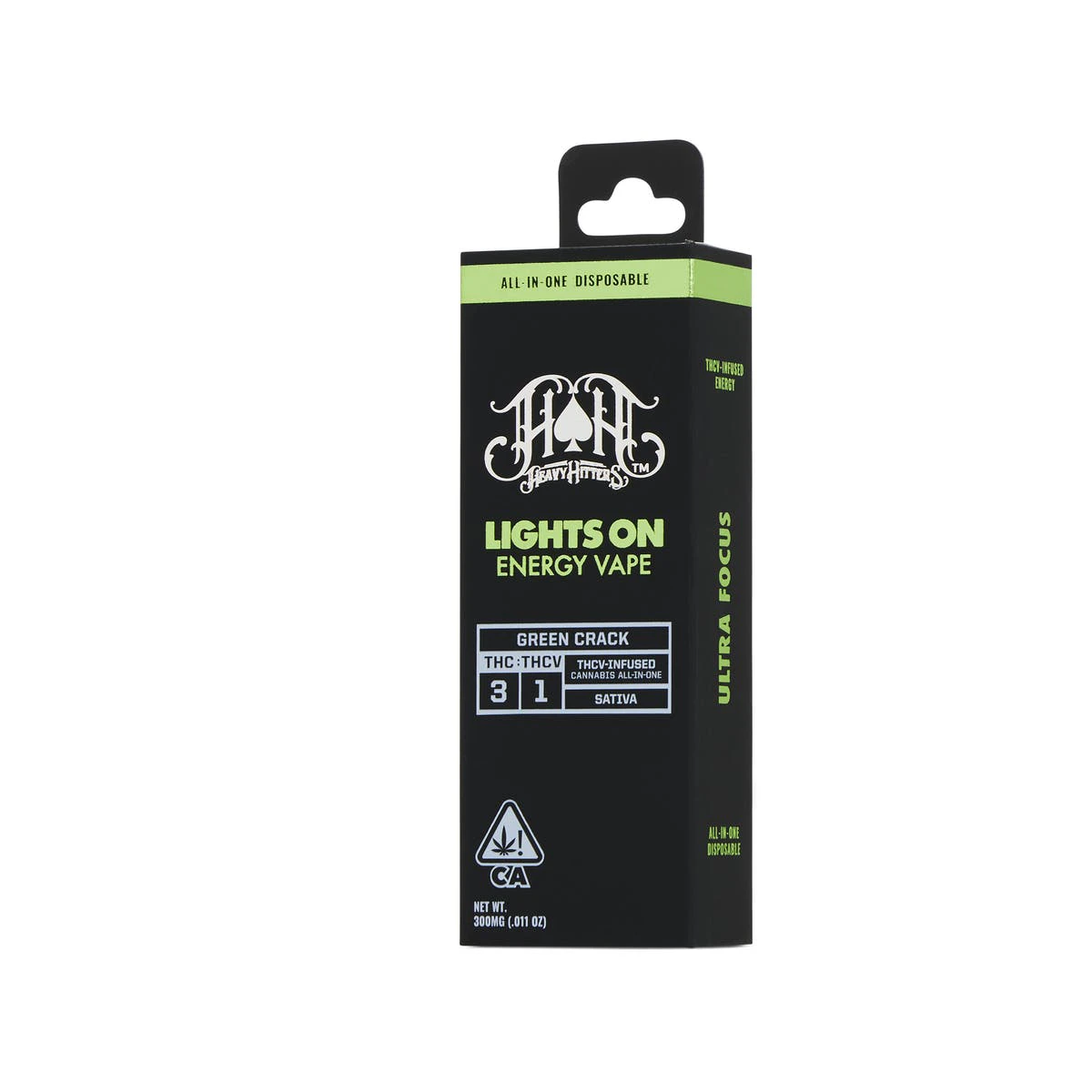 Heavy Hitters - DISPOSABLE - THCV GREEN CRACK - HEAVY HITTERS Main Image