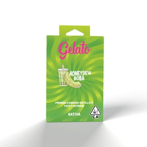 GELATO - Gelato - Flavor - Honeydew Boba - Vape Cart - 1.0g