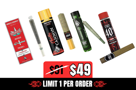  - 46% off 5.3g Infused Pre-Roll Bundle
