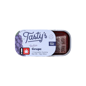 TASTY'S - Grape Gummy, Single