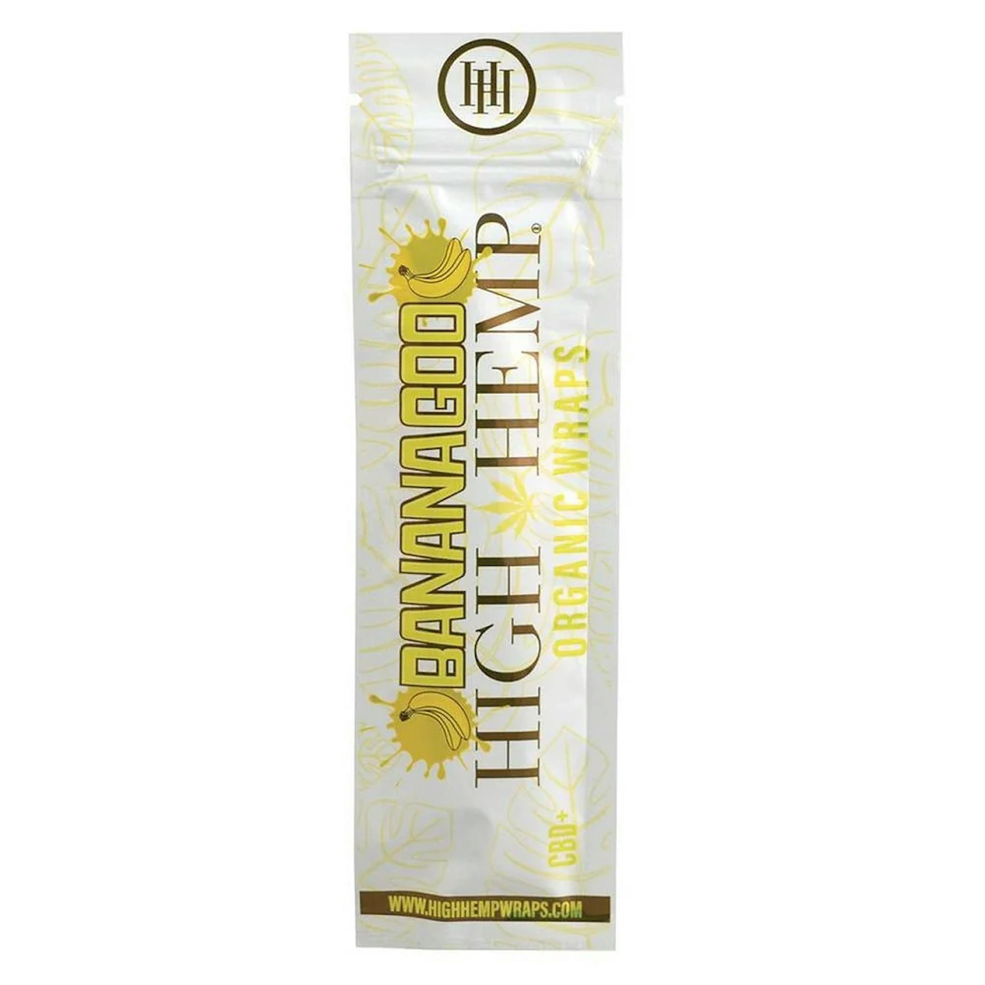 High Hemp Bananagoo 100mm Organic Blunt Wraps