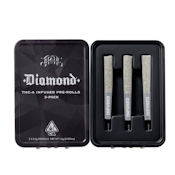 Black Haze (diamond infused 3 Pack) - 1.5g Preroll