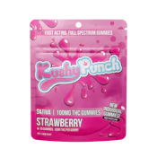 Kushy Punch - Sativa Strawberry INDIVIDUAL GUMMIES 100MG