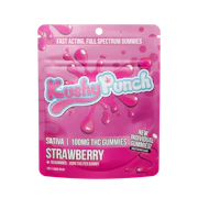 Kushy Punch - Sativa Strawberry INDIVIDUAL GUMMIES 100MG