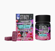 STIIIZY Crimson Berry 2:1 Gummy THC:CBN - 100MG:50MG