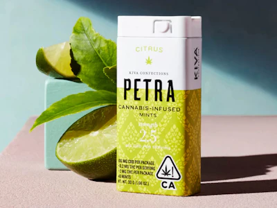 PETRA - Petra - Citrus - 100mg CBD Mints - 40pk