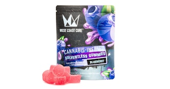 West Coast Cure - Blueberry Solventless Vegan Hash Gummies - 100mg