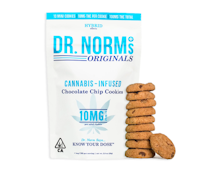 Dr. Norm's Chocolate Chip Therapy Cookies (10x10mg) 100mg