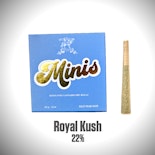 Lobo - Minis 7-pack half gram infused joints - Royal Kush - 3.5g
