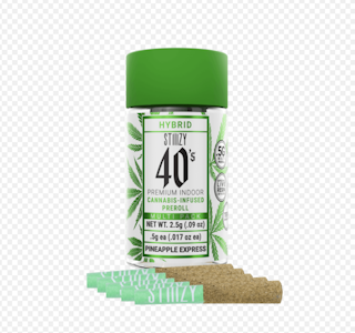 Stiiizy - Pineapple Express - 40's multi pack 5 Infused PreRolls