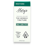Marys Medicinals - Restore Remedy 30:1 CBD/THC - 13.5ml - Tincture - 516mg
