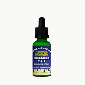 Greenline - [Greenline] 30ml Recover Tinture - 780mg - 7:4:1 (CBD:CBG:THC)