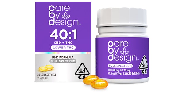 CARE BY DESIGN - Care By Design - 40:1 Soft Gels - 30ct