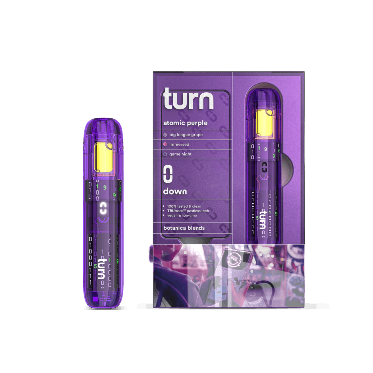 turn - TURN | ATOMIC PURPLE - AIO | CARTRIDGE | 1G Main Image