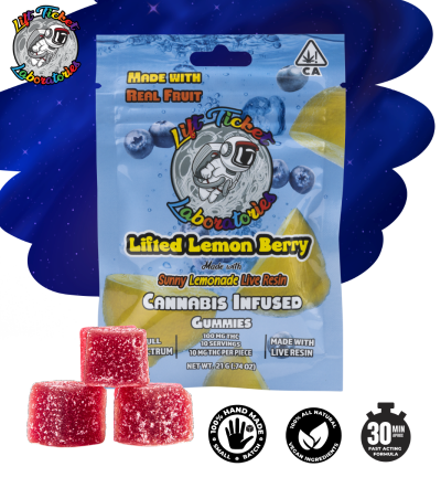 Lift Tickets (P) 100mg Terp Cubes LR Lifted Lemon Berry [S] Purfaze