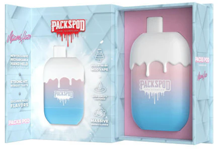 Packwoods - Packwoods - Miami Haze 1G Live Resin Packspod Disposable