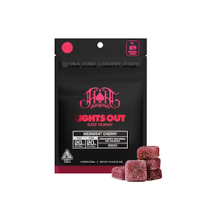 HEAVY HITTERS - CBN MIDNIGHT CHERRY GUMMY 100MG - HEAVY HITTERS