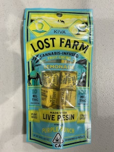 LOST FARM - Lemonade LR Chews 10Ct 100mg - Lost Farm