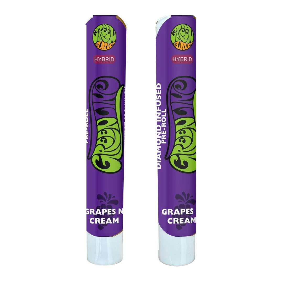 Greenline - Greenline - 1g Diamond Infused Pre-Roll - Grapes N Cream Main Image