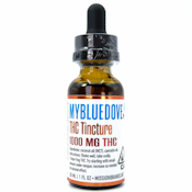 THC 1000mg 30ml Tincture - My Blue Dove