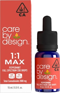 CARE BY DESIGN - Care By Design - 1:1 MAX ( 15ml ) Drops - 1000mg