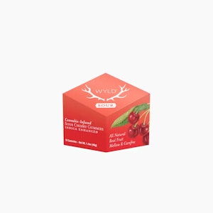 WYLD - Sour Cherry Indica Enhanced Gummies 100mg THC