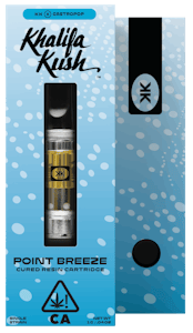 KHALIFA KUSH - Point Breeze 1g Cured Resin Cart - Khalifa Kush
