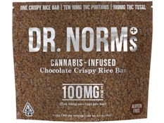 CHOCOLATE RICE KRISPY BAR 100MG - DR. NORMS