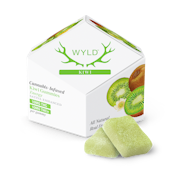 Wyld | Gummies (10ct) | Kiwi 1:1 THC:THCV | 100mg