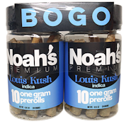 Noah's Premium BOGO Louis Kush Prerolls 2pk (I) 10g