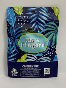 OLE'4 FINGERS - Cherry Pie 1g Cart - Ole' 4 Fingers