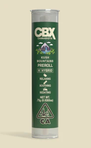 Cannabiotix - Kush Mountains (H) | 0.75g Preroll | Cannabiotix