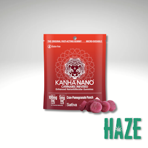Cran-Pomegranate Sativa [NANO] - 100mg Gummies