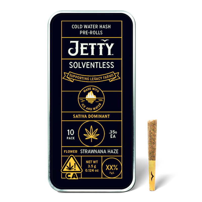 Jetty Extracts - 10pk - Strawnana Haze -Solventless - 3.5g (SH) Jetty Main Image