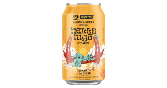 21ST AMENDMENT - 21ST AMENDMENT | HELLA HIGH MANGO | BEVERAGE | 100MG