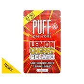 Puff | Lemon Cherry Gelato (H) 29.0% THC | Prerolls (5 pack) 2.5G