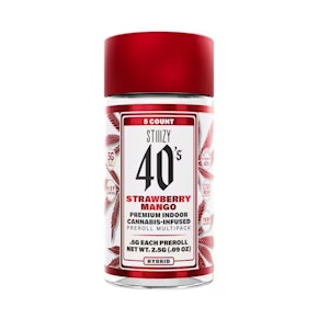 Next Day - Strawberry Mango - 40's Infused Preroll 5 Pk (2.5g)