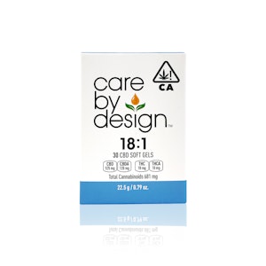 CARE BY DESIGN - CARE BY DESIGN - Capsule - 18:1 - Soft Gel 30 Count - 10MG